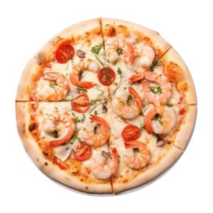 Pizza au Crevette