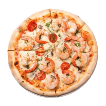 Pizza au Crevette